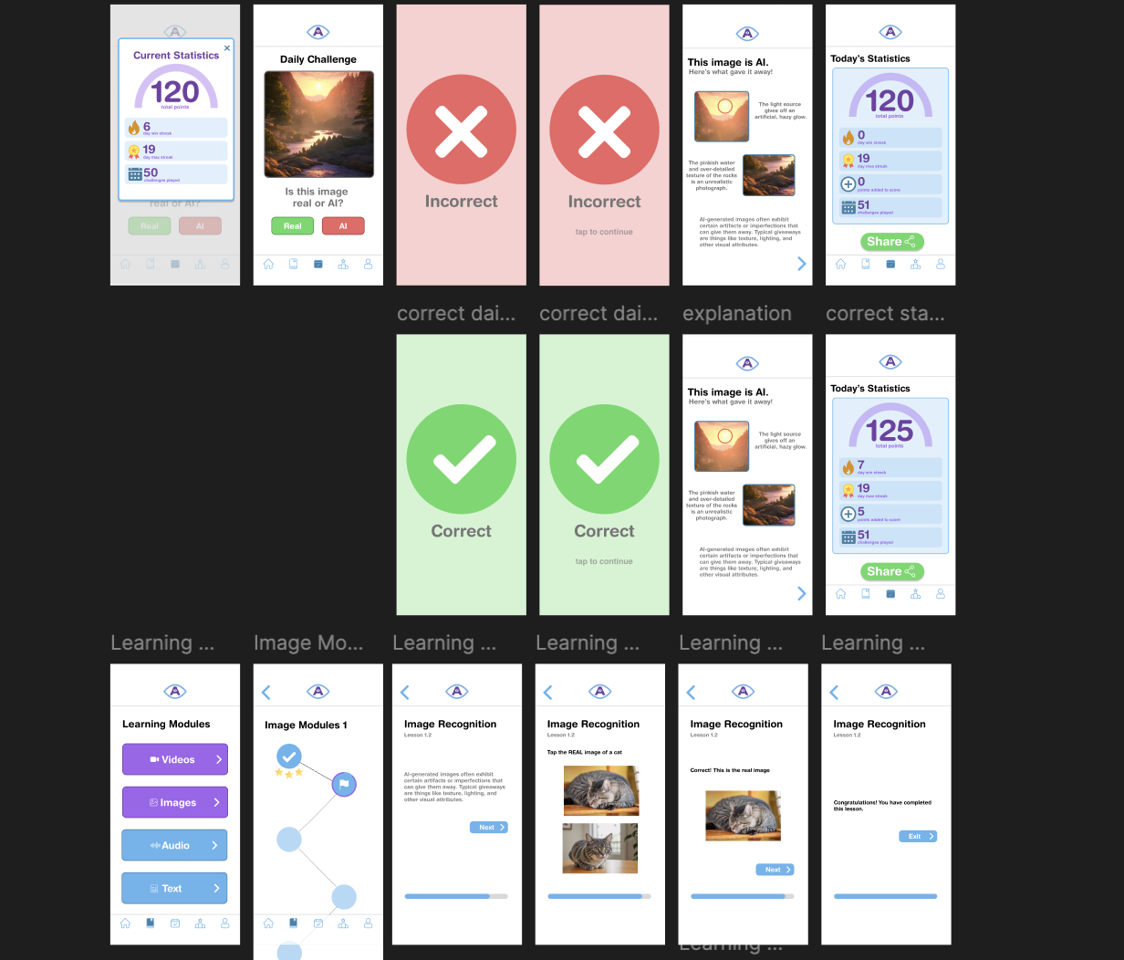 AEye high-fidelity screens 1