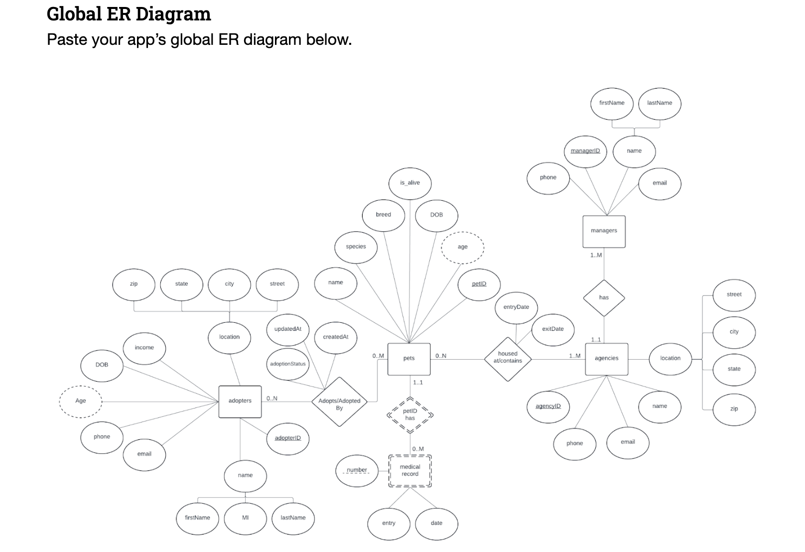 PetFetch ER diagram